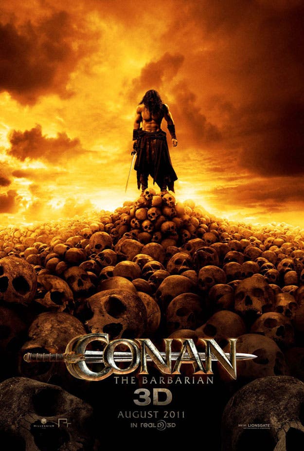conan the barbarian poster 2011. Conan the Barbarian is