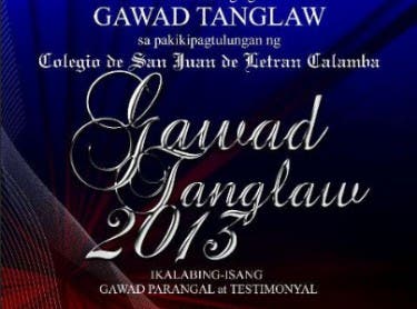 Gawad Tanglaw 2013